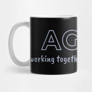 AGILE, working together to deliver value Mug